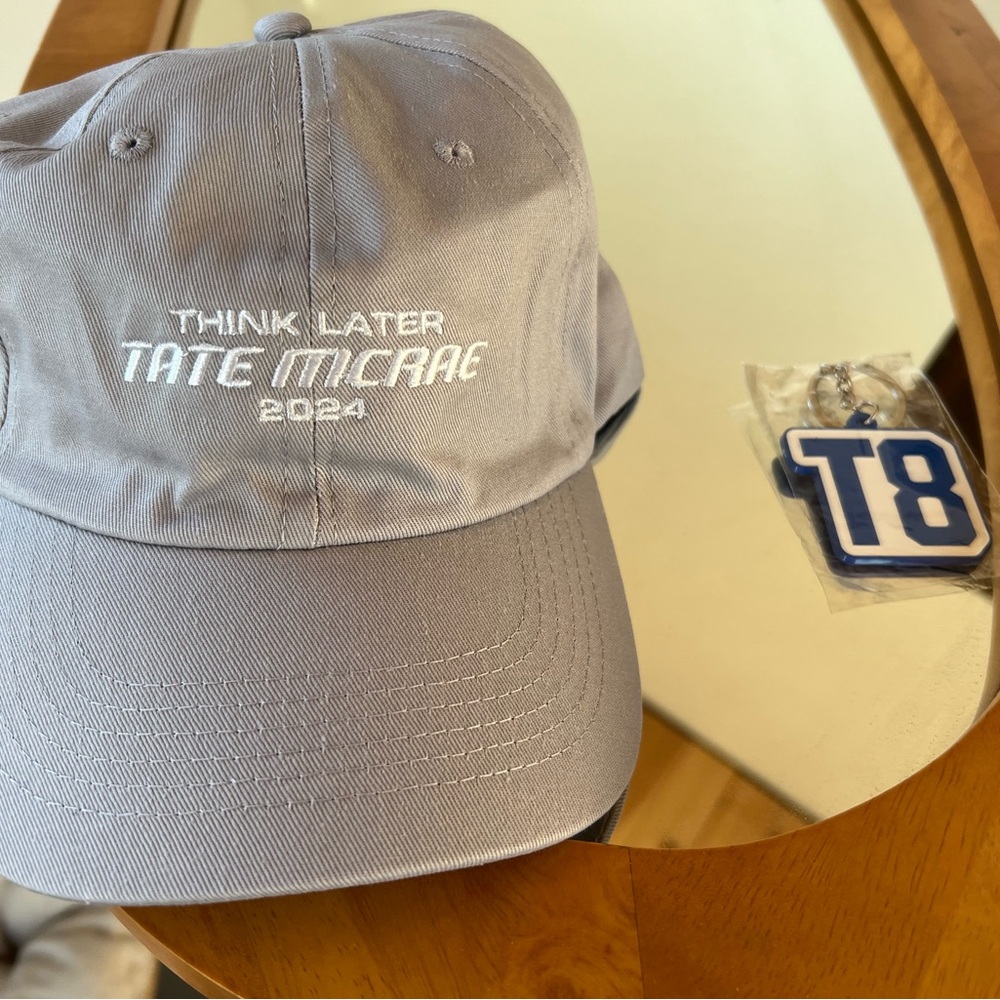 Tate McRae Baseball Hat and Keychain